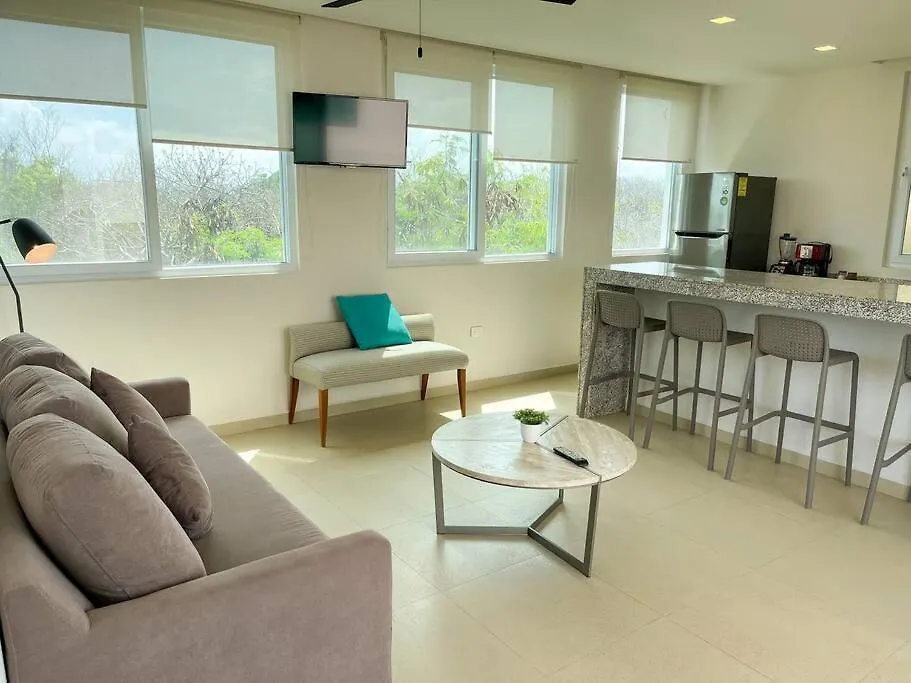 Modern Island Apartment With Pool & Terrace M-11 Isla Mujeres Mexico